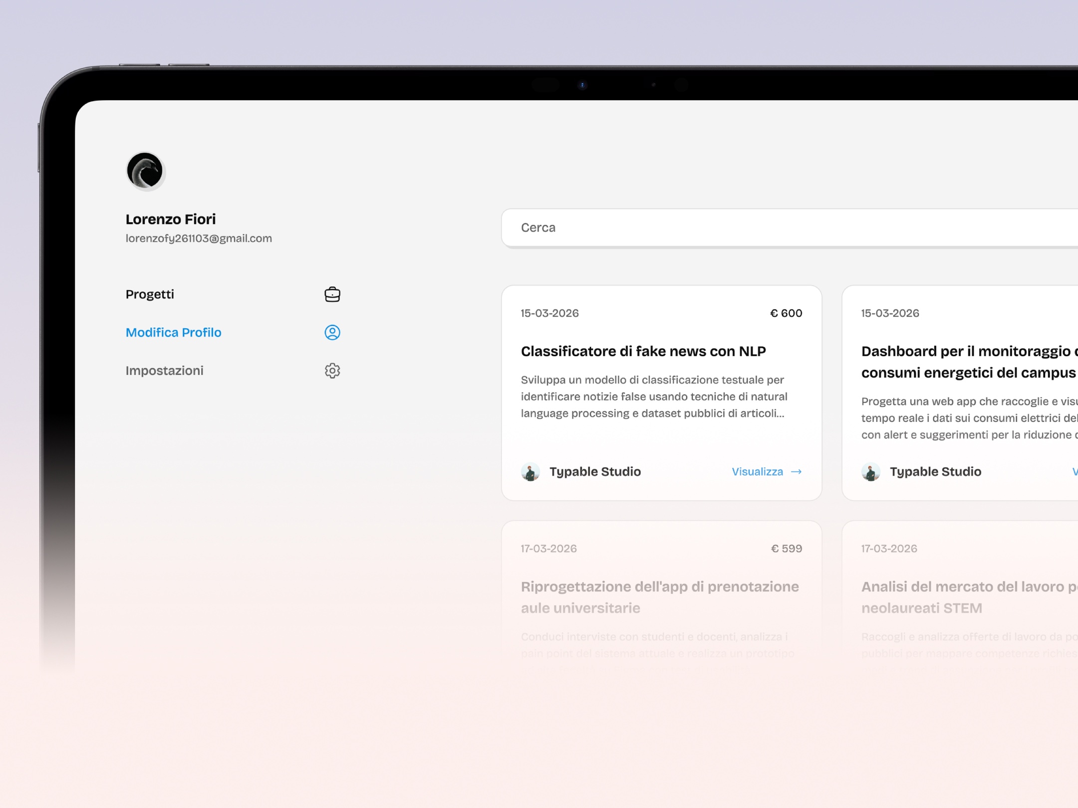Workora, Progetti Veri, Esperienza Vera.